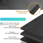 UBeesize Large 65 x 48 inches Under Grill Mat for Outdoor Grill,Double-Sided Fireproof Grill Pad for Fire Pit,Indoor Fireplace Mat Fire Pit Mat,Oil-Proof Waterproof BBQ Protector for Decks and Patios