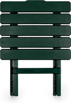 Camco 51691 Green Large Adirondack Portable Outdoor Folding Side Table, Perfect for The Beach, Camping, Picnics, Cookouts and More, Weatherproof and Rust Resistant
