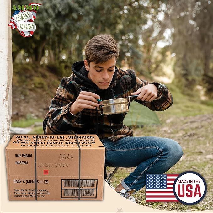 Sopakco 12ct US Military Surplus MRE Meals Ready to Eat 2026 Inspect A Case Menus 1-12