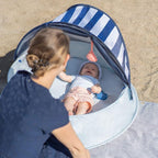 Babymoov Aquani Tent & Pool 3 in 1 Pop Up Tent, Kiddie Pool and Play Area (Summer 2024 Essential), Marine, One Size