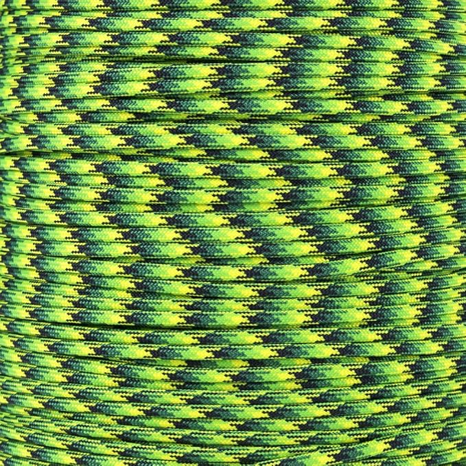 Paracord Planet 550 Paracord – 200+ Colors – Hanks from 10-100 Feet and Spools of 1000 Feet – Great Multi-Use Cord!