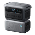 Anker SOLIX C2000 Gen 2 Portable Power Station with Expansion Battery, 2,400W (Peak 4,000W) Solar Generator, Full Charge in 58 Min, 4096wh LiFePO4 Battery for Home Backup, Power Outages, and Camping