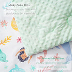 Bunnikins & Clover Toddler Nap Mat with Removable Pillow, Nap Mats for Preschool, Easy Clean Toddler Nap Pad for Kindergarten, Kids Sleeping Bag for Travel Camping