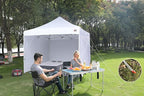 ABCCANOPY Easy Pop Up Canopy Tent with Sidewalls 10x10 Commercial -Series, Royal Blue