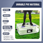 Water Storage Bladder, 25/50/100 Gallon Portable Water Tank, Collapsible Water Storage Containers with Spigot, Large Capacity Water Bag for Emergency Water