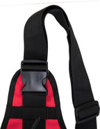 LINE2design First Aid Sling Backpack - Tactical EMS & Outdoor Rescue Bag - Red