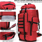 Hiking Backpack for Men 70L/100L Camping Backpack Military Rucksack Molle 3 Days Assault Pack for Climbing | Camping Backpack, 3 Days Assault Pack, for Climbing