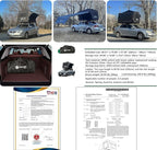 UNISTRENGH Waterproof Inflatable Car Rooftop Tent Lightweight Portable Family Outdoor Camping Roof Top Tent for SUV, Jeep Cars