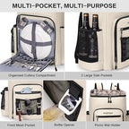 Large 52cans Waterproof Insulated Cooler Backpack for Men & Women, Leak Proof Backpack Cooler, Soft, 8Gal