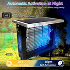 Solar Bug Zapper for Outdoor with 13FT Extension Cord for 2500 sq.ft, Portable Rechargeable Electric Mosquito Zapper with High Powered, Waterproof Solar Zapper for Patio Garden Backyard RV Camping