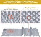 PATIKIL Closed Cell Foam Sleeping Pad Insulated R-Value 2.1 Foldable Sleeping Pad Lightweight Sleeping Mat for Camping Backpacking Hiking Outdoor