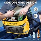 Kayak Cooler Behind Seat - Waterproof Cooler Bag Compatible with Lawn-Chair Seat Kayak，Kayak Accessories Camping Cooler, Portable Ice Chest for Fishing, Beach,Picnic, Trips (Orange, Medium)