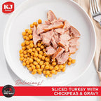 KJ Poultry Kosher Ready Meals - Turkey Shwarma, MRE Meat Meals Ready to Eat, Gluten Free, Halal, (6 Pack) Prepared Entree Fully Cooked, Shelf Stable Microwave Dinner, Travel, Military, Camping