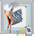 Beach Blanket Waterproof Sandproof Extra Large Beach Mat 79" X 83"/120"x108"for 1-8 Adults Quick Drying Durable Outdoor Picnic Mat for Beach Travel Camping Hiking