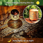 Hummingbird Solar Lanterns Outdoor Waterproof Hanging Solar Lights Hummingbird Gifts for Women Men Mom Metal Bird Decorative LED Lanterns for Yard, Patio, Lawn, Pathway, Landscape, Garden Decor