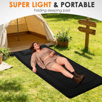 Portable Camping Cot Mattress 80 x 36 Inches Sleeping Mat with Waterproof Anti-Slip Bottom Floor Mattress Easy to Carry for Guest Tent Lawn Yard Camping Cot Easy to Store