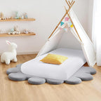 2 Pack Kids Air Mattress Fitted Sheet Only Compatible with Intex Cozy Kidz, White Toddler Inflatable Mattress Sheets for Travel Camping Airbed & Sleepover Party