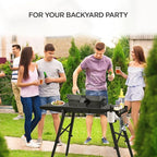 Griddle Stand for Blackstone Griddle Table Fits Blackstone Table Top Grill 17 Inch and 22 inch Portable with Folding and Height Adjustable Legs