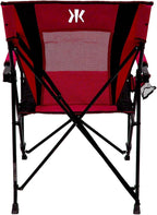 Kijaro Enjoy Versatile Folding Sports, Outdoor Chair & Lawn Chair, Dual Lock Feature, Maldives Blue (Hard Arm)