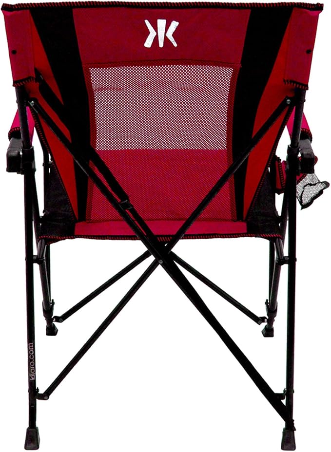 Kijaro Enjoy Versatile Folding Sports, Outdoor Chair & Lawn Chair, Dual Lock Feature, Maldives Blue (Hard Arm)