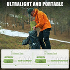 Night Cat Ultralight Tunnel Tent: Waterproof Lightweight Two People Backpacking Tent for Outdoor Camping Hiking Treeking with Double Layers Aluminum Poles and Footprint