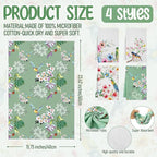 8 Pcs Birds Kitchen Gift Dish Towel Pot Holder Oven Mitt Set 4 Tent Car Tea Towels with Funny Sayings Novelty 2 Oven Mitts 2 Pot Holders Coffee Accessories Decor for Rv