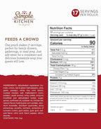 Simple Kitchen Chicken Gumbo Soup Mix - 17 Servings for Family Meal Prep, Gluten Free, Dehydrated & Freeze Dried Survival Food for Camping Meals, Backpacking & Hiking, Survival Kit, Pack of 4