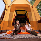 TIMBER RIDGE 5-9 Person SUV Tent with Screen Porch and Awning for Family Camping, Weather Resistant and Portable Van or Car Tent, Includes Rainfly and Storage Bag, 13' W X 10' L X 7.1' H