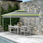 ECOTOUGE 11×11 Canopy Tent Instant Shelter Canopy with Carrying Roller Bag, Outdoor Party Gazebo with Waterproof and UV Resistant for Parties, Camping, Picnic, Grey-Green