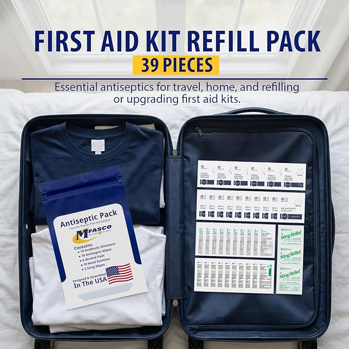 First Aid Kit Refill Antiseptic Products