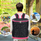 Leopard Camping Cooler Backpack Ice Chest Lunch Backpack 24 Cans Insulated Leak Proof Soft Beach Cooler Bag for Men Women Camping Hiking Picnic Travel Summer