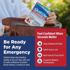 Adventure Medical Kits QuikClot Advanced Clotting Gauze - Stops Bleeding Up to 5X Faster Than Standard Gauze - Kaolin Hemostatic Dressing - for First Aid Kits & Survival Gear - 3 x 48