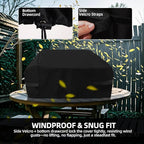 Cover for Megamaster 820-0065C 1 Burner Grill | Waterproof and Windproof Tabletop Gas Grill Cover for Megamaster, UV/Tear Resistant | No Disconnect Needed for Propane Tank (Cover Only)
