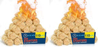 Fire Starter 110Pcs - Extra Long 12min Natural Fire Starters for Grill, Fireplace, Camping & Survival Kit | Waterproof, Odorless, Safe for BBQ/Pizza Oven/Chimney (Indoor & Outdoor) (Pack of 2)