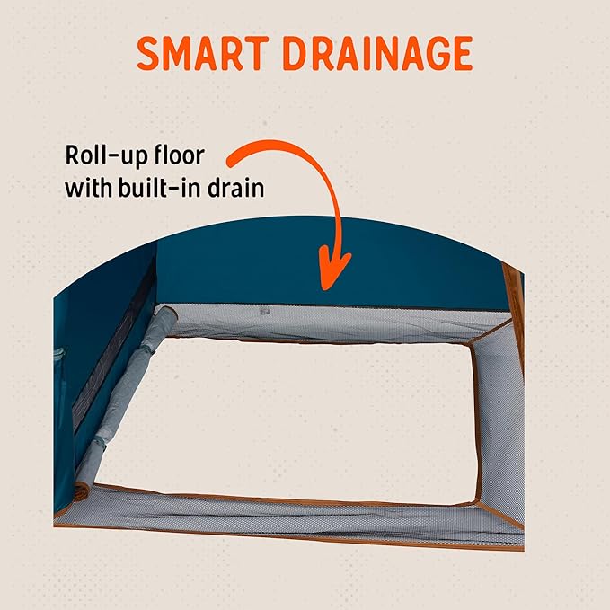 Kelty Discovery H2GO Privacy Shelter, Campsite Shower and Changing Shelter, Zippered Entry, Steel Pole Frame, Freestanding