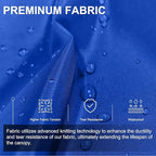 ABCCANOPY Pop Up Canopy - Outdoor Patio Portable Canopy Tent Heavy Duty for Backyard and Deck with 4 Sandbags(Royal Blue, 8x8)