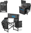 Picnic TIME NFL Unisex-Adult NFL Fusion Camping Chair with Side Table and Soft Cooler, Beach Chair for Adults, Lawn Chair