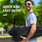 Outsunny Double Camping Chair for Adults, Padded Folding Camp Chair for 2 Person with Armrest, Wine Glass Holder, Cup Holder, Carry Bag for Outdoor Sports, Picnics, Supports up to 552 lbs.