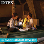 Intex 64109E Dura-Beam Standard Prestige Air Mattress: Fiber-Tech – Queen Size – 10in Bed Height – 600lb Weight Capacity – Pump Sold Separately