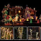 ANJAYLIA 66FT 200 LED Solar Rope Lights Outdoor Waterproof, Solar Powered Rope String Light with 8 Mode & Timer Remote, for Outdoor, Patio, Garden, Camping, Holiday & Christmas Décor Warm White