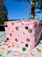 Kwang Min Insulated Insulated Cooler Bag,Reusable Large Lunch Bag for Women, Great for Outdoors,Camping,Party,Premium Quality,Adjustable Strap,Foldable