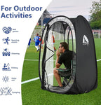 Sports Pod, Kilindeer Pop Up Weather Tent for 1 Person – Portable All-Weather Shelter with Clear TPU Panels, Instant Setup for Outdoor Events, Camping, Hiking, Wind & Rain Protection
