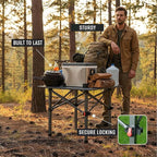Folding Camping Table, Portable Lightweight Beach Tables for Sand Foldable, Aluminum Roll-up Folding Square Table for Outdoor Camping, Picnic, Card, Travel