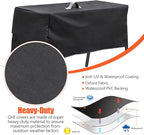 QuliMetal Patio Cover for Camp Chef 3 Burner Stove Including Model SPG90b PRO90 Tundra TB90LWG SPG90B TB90LW TB90LWG15, Grill Cover for Camp Chef pro 90X, Heavy Duty, 600D
