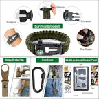 Survival Kit 35 in 1, First Aid Kit, Survival Gear, Christmas Birthday Gifts for Men Boyfriend Him Husband Camping, Hiking, Hunting, Fishing1