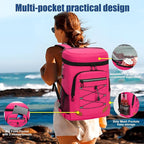 Backpack Cooler Insulated Leak Proof for Men Wowen 36 Cans Soft Cooler Backpack Insulated Waterproof Large Capacity Coolers Bag Portable for Lunch Camping Travel Picnic Hiking