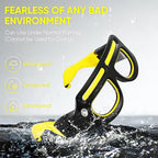 LED Rechargeable Headlight Glasses with Motion Sensor & Touch Control, Safety Glasses with Lights 5 Modes USB C Light Up Glasses for Outdoor Running Camping Hiking Work (Yellow-1)