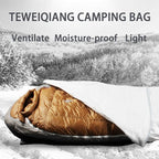 3F UL Gear Travel Sleeping Bag 3 Season, Waterproof & Stain resistan Sleeping Bag for Adults Kids, Lightweight Compact Camping Essentials Accessories Hiking Sleep Must Haves