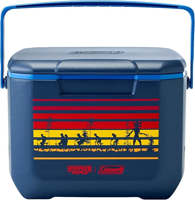 Coleman Stranger Things Outdoor Gear Collection, Limited Edition Stranger Things & Coleman Upside Down Camping Assortment, Cooler/Chair/Tent/Sleeping Bag