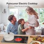 Electric Cooktop, Built-in and Countertop 2 burner Electric Burner for Cooking, 2400W 110V stove top,11 Power Settings, Timer and Child Safety Lock, LED touch control,Overheat Protection.